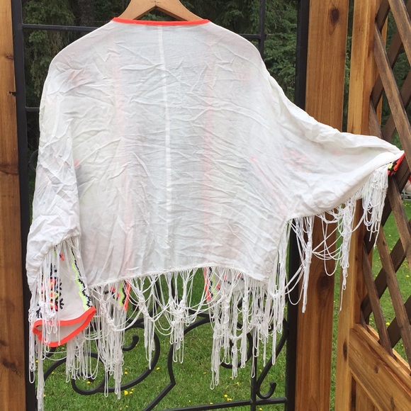 Neon embroidered Cardigan or Shrug - Picture 3 of 3